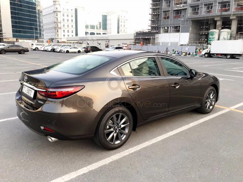 Black Mazda 6 2020 for rent in Dubai 7